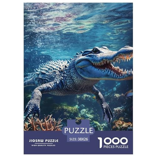 Krokodil 1000 Teile Puzzles Puzzlespiele Klassisches Lernspiel Für Erwachsene Und Kinder Ab 12 Jahren Tolle Geschenkidee 38x26cm/1000pcs Krokodil 1000 Teile Puzzles Puzzlespiele Klassisches Lernspiel Für Erwachsene Und Kinder Ab 12 Jahren Tolle Geschenkidee 38x26cm/1000pcs von ZXOAWQX