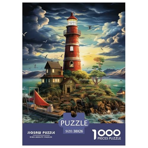 Küstenleuchtturms 1000 Teile Puzzles Clevere Lernspiel Herausforderung Spielzeug Für Erwachsene Und Kinder Ab 12 Jahren Tolle Geschenkidee 38x26cm/1000pcs Küstenleuchtturms 1000 Teile Puzzles Clevere Lernspiel Herausforderung Spielzeug Für Erwachsene Und Kinder Ab 12 Jahren Tolle Geschenkidee 38x26cm/1000pcs von ZXOAWQX