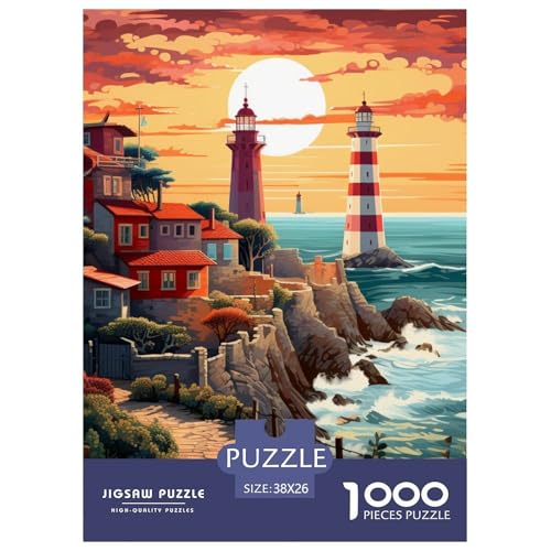 Küstenleuchtturms 1000 Teile Puzzles Clevere Lernspiel Herausforderung Spielzeug Für Erwachsene Und Kinder Ab 12 Jahren Tolle Geschenkidee 38x26cm/1000pcs Küstenleuchtturms 1000 Teile Puzzles Clevere Lernspiel Herausforderung Spielzeug Für Erwachsene Und Kinder Ab 12 Jahren Tolle Geschenkidee 38x26cm/1000pcs von ZXOAWQX