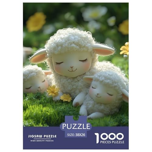 Lamm 1000 Teile Puzzles Clevere Unmögliche Herausforderung Für Erwachsene Tolle Geschenkidee 38x26cm/1000pcs Lamm 1000 Teile Puzzles Clevere Unmögliche Herausforderung Für Erwachsene Tolle Geschenkidee 38x26cm/1000pcs von ZXOAWQX