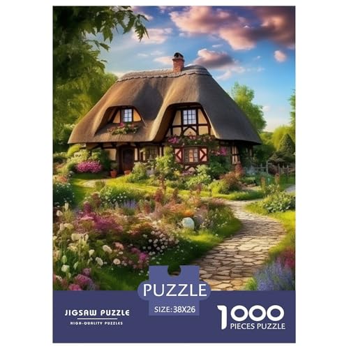 Landhaus 1000 Teile Puzzles Clevere Klassisches Lernspiel Für Die Ganze Familie Tolle Geschenkidee 38x26cm/1000pcs von ZXOAWQX