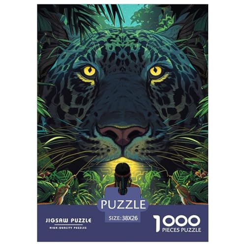 Leopard 1000 Teile Puzzles Clevere Kreative Unterhaltung Für Erwachsene Und Kinder Ab 12 Jahren Tolle Geschenkidee 38x26cm/1000pcs Leopard 1000 Teile Puzzles Clevere Kreative Unterhaltung Für Erwachsene Und Kinder Ab 12 Jahren Tolle Geschenkidee 38x26cm/1000pcs von ZXOAWQX