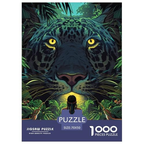 Leopard 1000 Teile Puzzles Clevere Kreative Unterhaltung Für Erwachsene Und Kinder Ab 12 Jahren Tolle Geschenkidee 70x50cm/1000pcs Leopard 1000 Teile Puzzles Clevere Kreative Unterhaltung Für Erwachsene Und Kinder Ab 12 Jahren Tolle Geschenkidee 70x50cm/1000pcs von ZXOAWQX