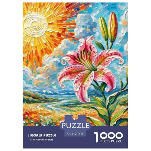 Lilie 1000 Teile Puzzles Clevere Lernspiel Herausforderung Spielzeug Für Erwachsene Tolle Geschenkidee 70x50cm/1000pcs Lilie 1000 Teile Puzzles Clevere Lernspiel Herausforderung Spielzeug Für Erwachsene Tolle Geschenkidee 70x50cm/1000pcs von ZXOAWQX