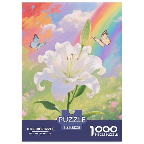 Lilie 1000 Teile Puzzles Puzzlespiele Klassisches Lernspiel Für Erwachsene Und Kinder Ab 12 Jahren Tolle Geschenkidee 38x26cm/1000pcs Lilie 1000 Teile Puzzles Puzzlespiele Klassisches Lernspiel Für Erwachsene Und Kinder Ab 12 Jahren Tolle Geschenkidee 38x26cm/1000pcs von ZXOAWQX