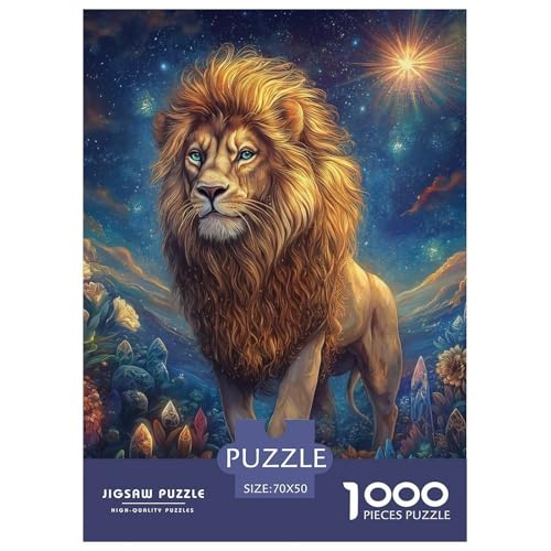 Löwen 1000 Teile Puzzles Clevere Klassisches Lernspiel Für Erwachsene Tolle Geschenkidee 70x50cm/1000pcs von ZXOAWQX