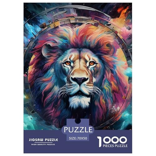 Löwen 1000 Teile Puzzles Clevere Lernspiel Herausforderung Spielzeug Für Erwachsene Und Kinder Ab 12 Jahren Tolle Geschenkidee 70x50cm/1000pcs Löwen 1000 Teile Puzzles Clevere Lernspiel Herausforderung Spielzeug Für Erwachsene Und Kinder Ab 12 Jahren Tolle Geschenkidee 70x50cm/1000pcs von ZXOAWQX