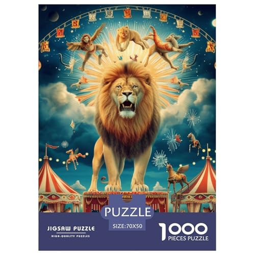 Löwen 1000 Teile Puzzles Puzzlespiele Klassisches Lernspiel Für Erwachsene Und Kinder Ab 12 Jahren Tolle Geschenkidee 70x50cm/1000pcs Löwen 1000 Teile Puzzles Puzzlespiele Klassisches Lernspiel Für Erwachsene Und Kinder Ab 12 Jahren Tolle Geschenkidee 70x50cm/1000pcs von ZXOAWQX