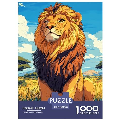 Löwen 1000 Teile Puzzles Puzzlespiele Lernspiel Herausforderung Spielzeug Für Erwachsene Und Kinder Ab 12 Jahren Tolle Geschenkidee 38x26cm/1000pcs Löwen 1000 Teile Puzzles Puzzlespiele Lernspiel Herausforderung Spielzeug Für Erwachsene Und Kinder Ab 12 Jahren Tolle Geschenkidee 38x26cm/1000pcs von ZXOAWQX