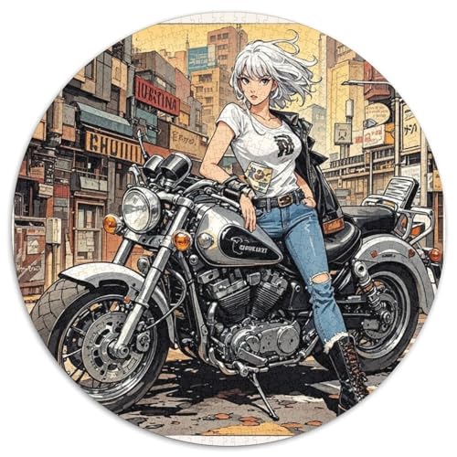 Lokomotiven 1000 Teile Rundes Puzzle Kreatives Coole Mädchen Geschenk Erwachsene Anspruchsvoll Für Die Ganze Familie 1000pcs (67.5x67.5cm) von ZXOAWQX