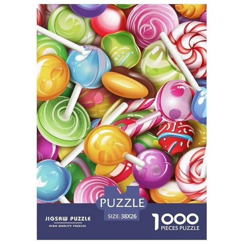 Lollipop 1000 Teile Puzzles Puzzlespiele EIN Herausforderndes Für Erwachsene Und Kinder Ab 12 Jahren Tolle Geschenkidee 38x26cm/1000pcs von ZXOAWQX