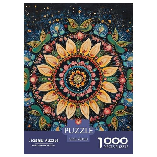 Mandala 1000 Teile Puzzles Clevere Unmögliche Herausforderung Für Erwachsene Und Kinder Ab 12 Jahren Tolle Geschenkidee 70x50cm/1000pcs Mandala 1000 Teile Puzzles Clevere Unmögliche Herausforderung Für Erwachsene Und Kinder Ab 12 Jahren Tolle Geschenkidee 70x50cm/1000pcs von ZXOAWQX