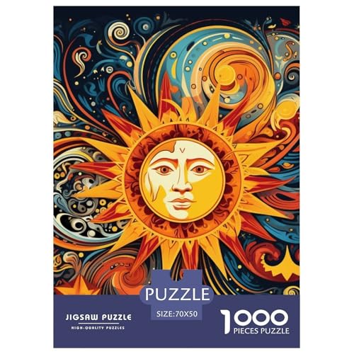 Mandala 1000 Teile Puzzles Puzzlespiele Lernspiel Herausforderung Spielzeug Für Erwachsene Tolle Geschenkidee 70x50cm/1000pcs von ZXOAWQX