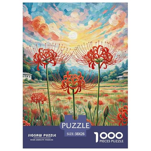 Manjusaka 1000 Teile Puzzles Dekoration EIN Herausforderndes Für Erwachsene Und Kinder Ab 12 Jahren Tolle Geschenkidee 38x26cm/1000pcs von ZXOAWQX