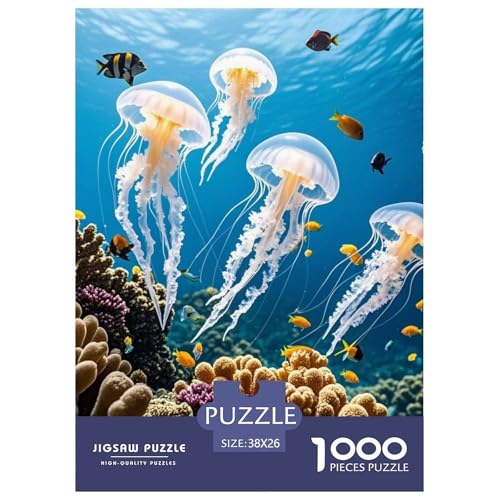 Medulen 1000 Teile Puzzles Marine Tier Puzzlespiele Lernspiel Herausforderung Spielzeug Für Erwachsene Tolle Geschenkidee 38x26cm/1000pcs von ZXOAWQX
