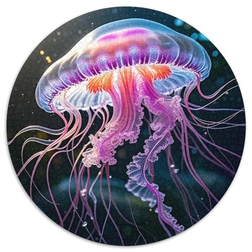Medulen 1000 Teile Round Puzzle Kreatives Marine Tier Geschenk EIN Herausforderndes Für Die Ganze Familie 1000pcs (67.5x67.5cm) von ZXOAWQX