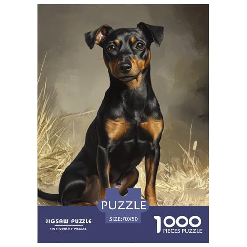 Miniatur Pinscher 1000 Teile Puzzles Classic Lernspiel Herausforderung Spielzeug Für Erwachsene Und Kinder Ab 12 Jahren Tolle Geschenkidee 70x50cm/1000pcs Miniatur Pinscher 1000 Teile Puzzles Classic Lernspiel Herausforderung Spielzeug Für Erwachsene Und Kinder Ab 12 Jahren Tolle Geschenkidee 70x50cm/1000pcs von ZXOAWQX