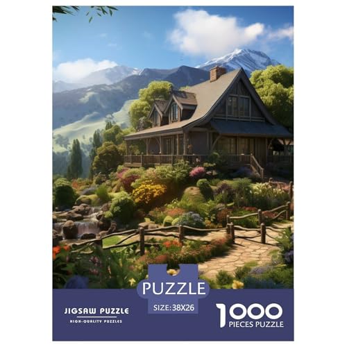 Mountain Village Ferienhaus 1000 Teile Puzzles Classic Unmögliche Herausforderung Für Die Ganze Familie Tolle Geschenkidee 38x26cm/1000pcs Mountain Village Ferienhaus 1000 Teile Puzzles Classic Unmögliche Herausforderung Für Die Ganze Familie Tolle Geschenkidee 38x26cm/1000pcs von ZXOAWQX
