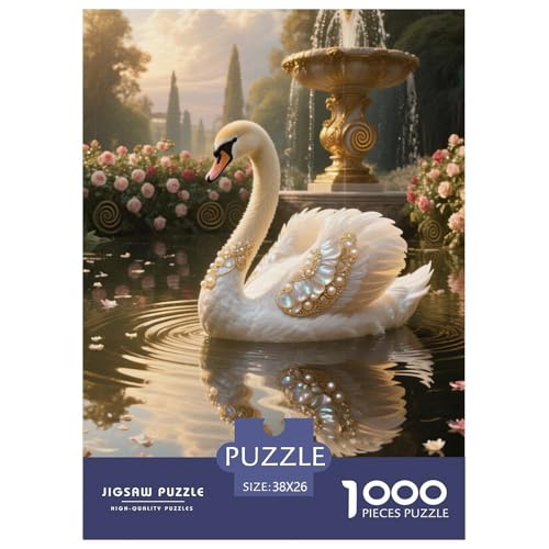 Mute Schwan 1000 Teile Puzzles Tier Clevere Kreative Unterhaltung Für Erwachsene Und Kinder Ab 12 Jahren Tolle Geschenkidee 38x26cm/1000pcs Mute Schwan 1000 Teile Puzzles Tier Clevere Kreative Unterhaltung Für Erwachsene Und Kinder Ab 12 Jahren Tolle Geschenkidee 38x26cm/1000pcs von ZXOAWQX