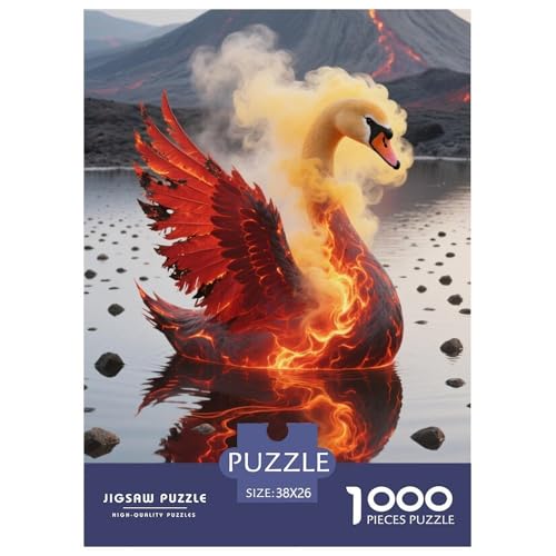 Mute Schwan 1000 Teile Puzzles Tier Puzzlespiele Klassisches Lernspiel Für Erwachsene Tolle Geschenkidee 38x26cm/1000pcs Mute Schwan 1000 Teile Puzzles Tier Puzzlespiele Klassisches Lernspiel Für Erwachsene Tolle Geschenkidee 38x26cm/1000pcs von ZXOAWQX