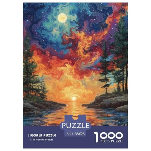 Naturlandschaft 1000 Teile Puzzles Clevere Klassisches Lernspiel Für Die Ganze Familie Tolle Geschenkidee 38x26cm/1000pcs Naturlandschaft 1000 Teile Puzzles Clevere Klassisches Lernspiel Für Die Ganze Familie Tolle Geschenkidee 38x26cm/1000pcs von ZXOAWQX