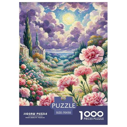 Nelken 1000 Teile Puzzles Clevere EIN Herausforderndes Für Erwachsene Und Kinder Ab 12 Jahren Tolle Geschenkidee 70x50cm/1000pcs von ZXOAWQX