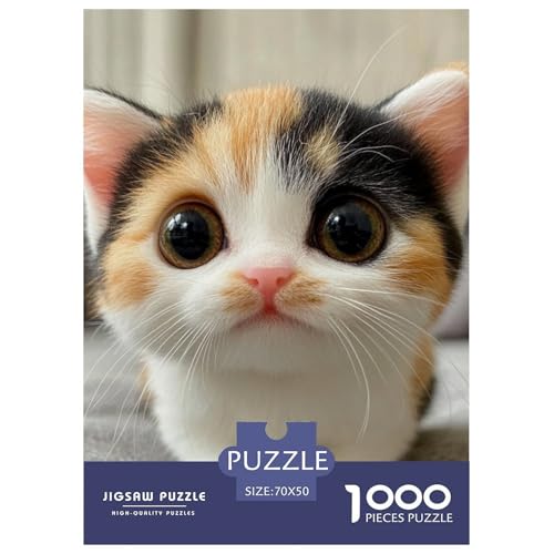 Niedliche Katze 1000 Teile Puzzles Dekoration Klassisches Lernspiel Für Erwachsene Und Kinder Ab 12 Jahren Tolle Geschenkidee 70x50cm/1000pcs Niedliche Katze 1000 Teile Puzzles Dekoration Klassisches Lernspiel Für Erwachsene Und Kinder Ab 12 Jahren Tolle Geschenkidee 70x50cm/1000pcs von ZXOAWQX