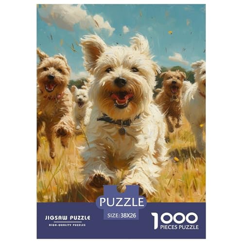 Niedlicher Welpe 1000 Teile Puzzles Dekoration Unmögliche Herausforderung Für Erwachsene Und Kinder Ab 12 Jahren Tolle Geschenkidee 38x26cm/1000pcs Niedlicher Welpe 1000 Teile Puzzles Dekoration Unmögliche Herausforderung Für Erwachsene Und Kinder Ab 12 Jahren Tolle Geschenkidee 38x26cm/1000pcs von ZXOAWQX