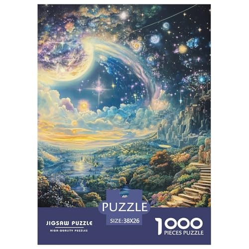 Nordlichter 1000 Teile Puzzles DekoRatteion Lernspiel Herausforderung Spielzeug Für Erwachsene Tolle Geschenkidee 38x26cm/1000pcs von ZXOAWQX
