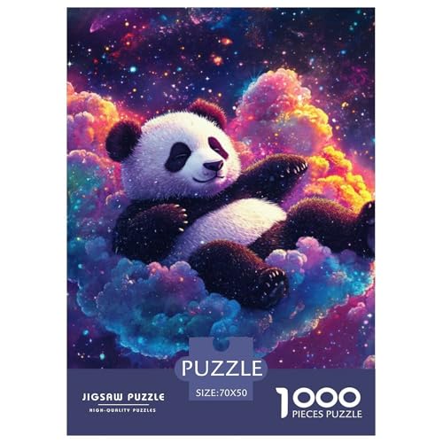 Panda 1000 Teile Puzzles Clevere EIN Herausforderndes Für Erwachsene Und Kinder Ab 12 Jahren Tolle Geschenkidee 70x50cm/1000pcs von ZXOAWQX