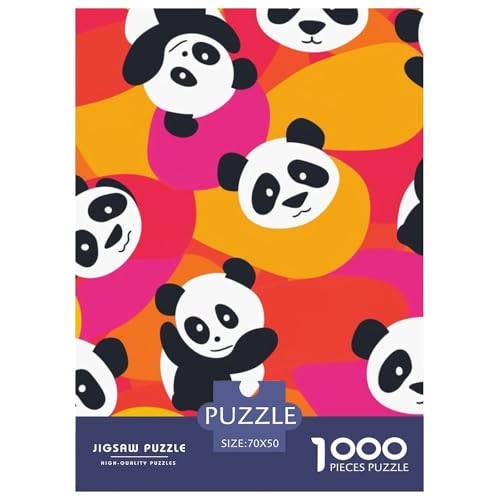 Panda 1000 Teile Puzzles Dekoration EIN Herausforderndes Für Erwachsene Und Kinder Ab 12 Jahren Tolle Geschenkidee 70x50cm/1000pcs Panda 1000 Teile Puzzles Dekoration EIN Herausforderndes Für Erwachsene Und Kinder Ab 12 Jahren Tolle Geschenkidee 70x50cm/1000pcs von ZXOAWQX