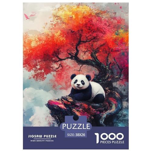 Panda 1000 Teile Puzzles Dekoration Lernspiel Herausforderung Spielzeug Für Erwachsene Tolle Geschenkidee 38x26cm/1000pcs Panda 1000 Teile Puzzles Dekoration Lernspiel Herausforderung Spielzeug Für Erwachsene Tolle Geschenkidee 38x26cm/1000pcs von ZXOAWQX