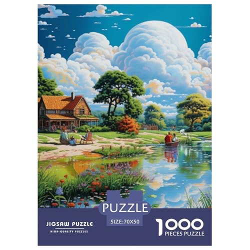 Paradies 1000 Teile Puzzles Puzzlespiele EIN Herausforderndes Für Erwachsene Und Kinder Ab 12 Jahren Tolle Geschenkidee 70x50cm/1000pcs Paradies 1000 Teile Puzzles Puzzlespiele EIN Herausforderndes Für Erwachsene Und Kinder Ab 12 Jahren Tolle Geschenkidee 70x50cm/1000pcs von ZXOAWQX