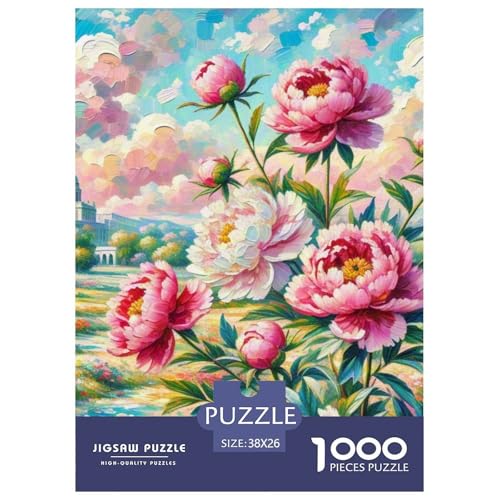 Peony 1000 Teile Puzzles Puzzlespiele Lernspiel Herausforderung Spielzeug Für Erwachsene Und Kinder Ab 12 Jahren Tolle Geschenkidee 38x26cm/1000pcs Peony 1000 Teile Puzzles Puzzlespiele Lernspiel Herausforderung Spielzeug Für Erwachsene Und Kinder Ab 12 Jahren Tolle Geschenkidee 38x26cm/1000pcs von ZXOAWQX