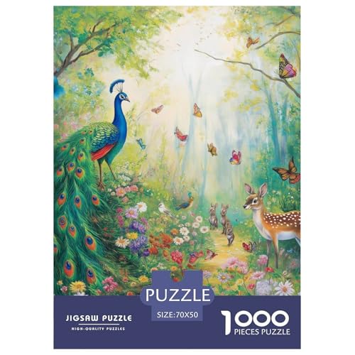 Pfauen 1000 Teile Puzzles Clevere Klassisches Lernspiel Für Erwachsene Und Kinder Ab 12 Jahren Tolle Geschenkidee 70x50cm/1000pcs Pfauen 1000 Teile Puzzles Clevere Klassisches Lernspiel Für Erwachsene Und Kinder Ab 12 Jahren Tolle Geschenkidee 70x50cm/1000pcs von ZXOAWQX