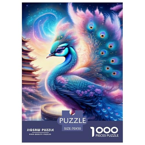 Pfauen 1000 Teile Puzzles Dekoration Klassisches Lernspiel Für Erwachsene Und Kinder Ab 12 Jahren Tolle Geschenkidee 70x50cm/1000pcs Pfauen 1000 Teile Puzzles Dekoration Klassisches Lernspiel Für Erwachsene Und Kinder Ab 12 Jahren Tolle Geschenkidee 70x50cm/1000pcs von ZXOAWQX