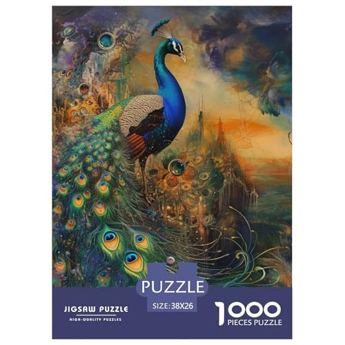 Pfauen 1000 Teile Puzzles Puzzlespiele Lernspiel Herausforderung Spielzeug Für Die Ganze Familie Tolle Geschenkidee 38x26cm/1000pcs Pfauen 1000 Teile Puzzles Puzzlespiele Lernspiel Herausforderung Spielzeug Für Die Ganze Familie Tolle Geschenkidee 38x26cm/1000pcs von ZXOAWQX