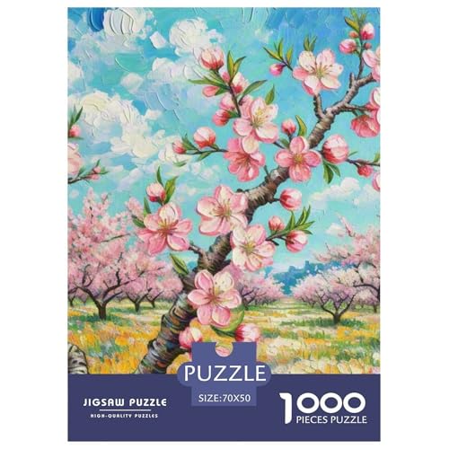 Pfirsichblüte 1000 Teile Puzzles Classic Lernspiel Herausforderung Spielzeug Für Erwachsene Und Kinder Ab 12 Jahren Tolle Geschenkidee 70x50cm/1000pcs Pfirsichblüte 1000 Teile Puzzles Classic Lernspiel Herausforderung Spielzeug Für Erwachsene Und Kinder Ab 12 Jahren Tolle Geschenkidee 70x50cm/1000pcs von ZXOAWQX