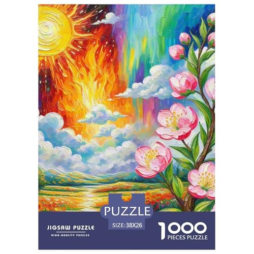 Pfirsichblüte 1000 Teile Puzzles Clevere Klassisches Lernspiel Für Erwachsene Und Kinder Ab 12 Jahren Tolle Geschenkidee 38x26cm/1000pcs Pfirsichblüte 1000 Teile Puzzles Clevere Klassisches Lernspiel Für Erwachsene Und Kinder Ab 12 Jahren Tolle Geschenkidee 38x26cm/1000pcs von ZXOAWQX