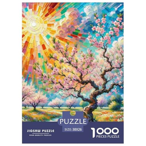 Pfirsichblüte 1000 Teile Puzzles Puzzlespiele Klassisches Lernspiel Für Erwachsene Und Kinder Ab 12 Jahren Tolle Geschenkidee 38x26cm/1000pcs Pfirsichblüte 1000 Teile Puzzles Puzzlespiele Klassisches Lernspiel Für Erwachsene Und Kinder Ab 12 Jahren Tolle Geschenkidee 38x26cm/1000pcs von ZXOAWQX