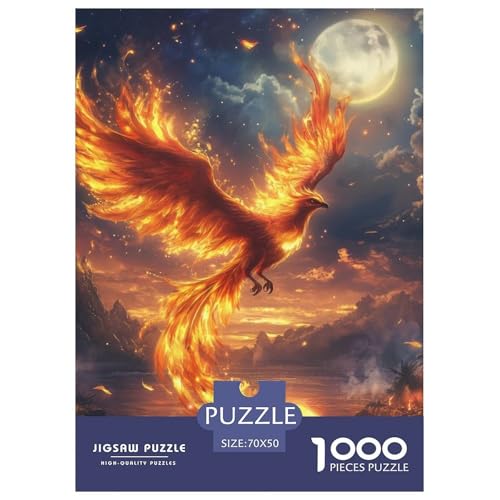 Phoenix 1000 Teile Puzzles Clevere Klassisches Lernspiel Für Erwachsene Tolle Geschenkidee 70x50cm/1000pcs von ZXOAWQX