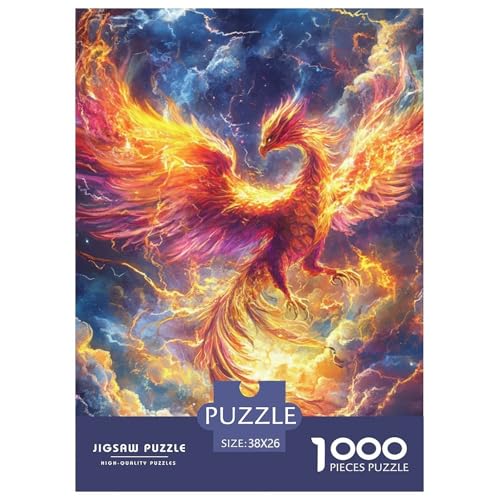 Phoenix 1000 Teile Puzzles Clevere Lernspiel Herausforderung Spielzeug Für Die Ganze Familie Tolle Geschenkidee 38x26cm/1000pcs von ZXOAWQX