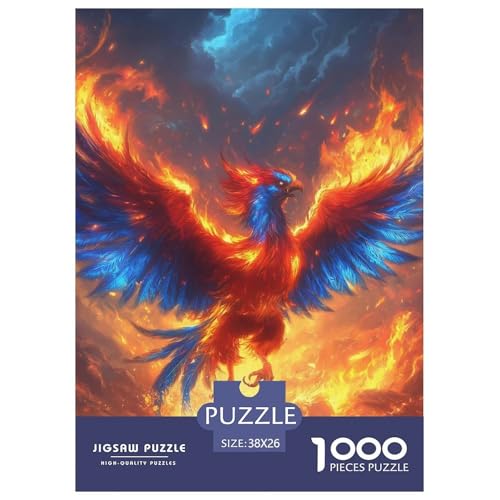 Phoenix 1000 Teile Puzzles DekoRatteion Klassisches Lernspiel Für Erwachsene Tolle Geschenkidee 38x26cm/1000pcs von ZXOAWQX