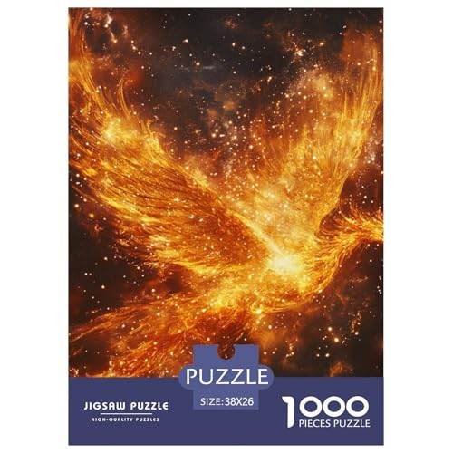 Phoenix 1000 Teile Puzzles Puzzlespiele EIN Herausforderndes Für Erwachsene Und Kinder Ab 12 Jahren Tolle Geschenkidee 38x26cm/1000pcs von ZXOAWQX