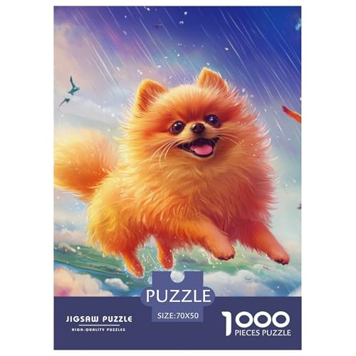 Pommern 1000 Teile Puzzles DekoRatteion Lernspiel Herausforderung Spielzeug Für Erwachsene Tolle Geschenkidee 70x50cm/1000pcs von ZXOAWQX