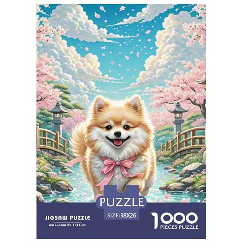 Pommern 1000 Teile Puzzles Hund Dekoration Lernspiel Herausforderung Spielzeug Für Erwachsene Und Kinder Ab 12 Jahren Tolle Geschenkidee 38x26cm/1000pcs Pommern 1000 Teile Puzzles Hund Dekoration Lernspiel Herausforderung Spielzeug Für Erwachsene Und Kinder Ab 12 Jahren Tolle Geschenkidee 38x26cm/1000pcs von ZXOAWQX