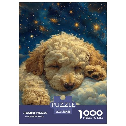 Poodle 1000 Teile Puzzles Clevere EIN Herausforderndes Für Erwachsene Und Kinder Ab 12 Jahren Tolle Geschenkidee 38x26cm/1000pcs Poodle 1000 Teile Puzzles Clevere EIN Herausforderndes Für Erwachsene Und Kinder Ab 12 Jahren Tolle Geschenkidee 38x26cm/1000pcs von ZXOAWQX