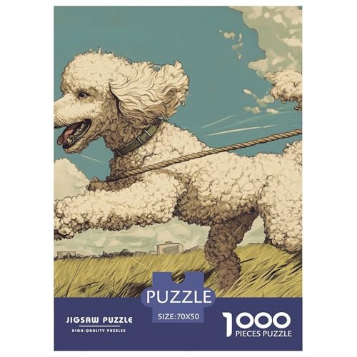 Poodle 1000 Teile Puzzles Clevere EIN Herausforderndes Für Erwachsene Und Kinder Ab 12 Jahren Tolle Geschenkidee 70x50cm/1000pcs Poodle 1000 Teile Puzzles Clevere EIN Herausforderndes Für Erwachsene Und Kinder Ab 12 Jahren Tolle Geschenkidee 70x50cm/1000pcs von ZXOAWQX