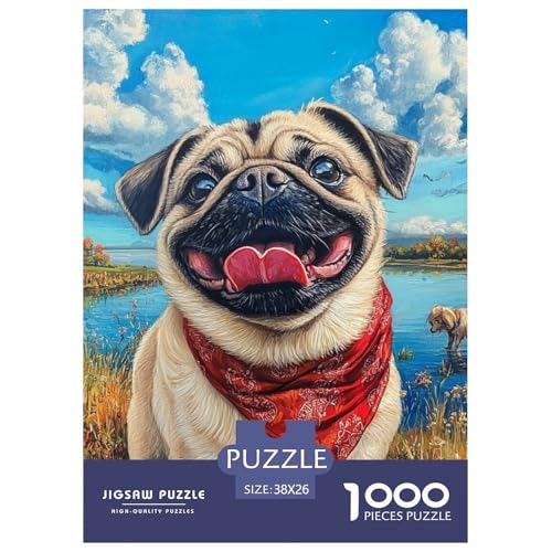 Pug 1000 Teile Puzzles Clevere Klassisches Lernspiel Für Erwachsene Und Kinder Ab 12 Jahren Tolle Geschenkidee 38x26cm/1000pcs Pug 1000 Teile Puzzles Clevere Klassisches Lernspiel Für Erwachsene Und Kinder Ab 12 Jahren Tolle Geschenkidee 38x26cm/1000pcs von ZXOAWQX