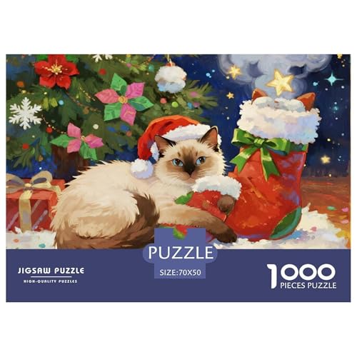 Ragdoll 1000 Teile Puzzles Niedliche Haustierkatze Clevere Lernspiel Herausforderung Spielzeug Für Erwachsene Und Kinder Ab 12 Jahren Tolle Geschenkidee 70x50cm/1000pcs Ragdoll 1000 Teile Puzzles Niedliche Haustierkatze Clevere Lernspiel Herausforderung Spielzeug Für Erwachsene Und Kinder Ab 12 Jahren Tolle Geschenkidee 70x50cm/1000pcs von ZXOAWQX